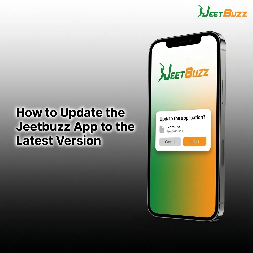 Jeetbuzz Bangladesh app interface showing automatic updates with no manual action needed for latest features and security improvements.
