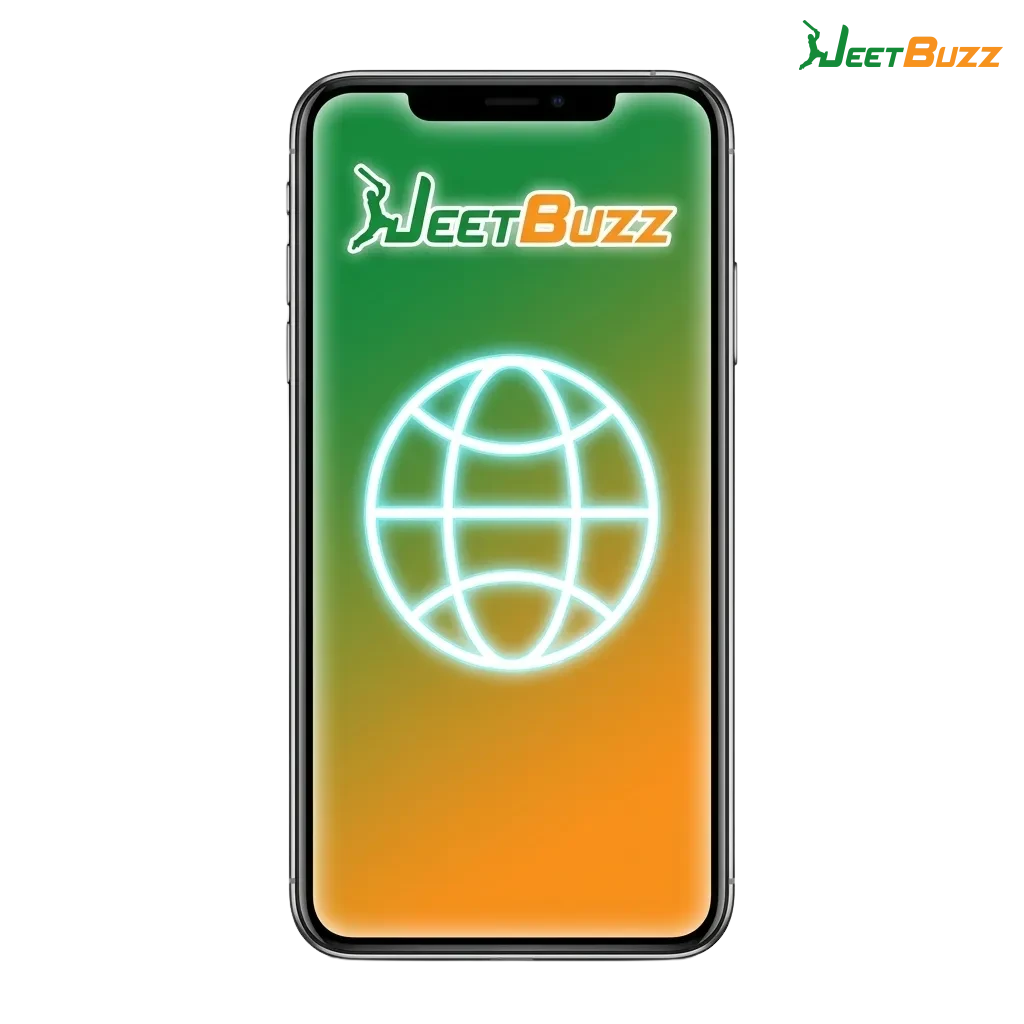 Jeetbuzz Bangladesh mobile app interface showing casino games and sports betting options on Android and iOS devices