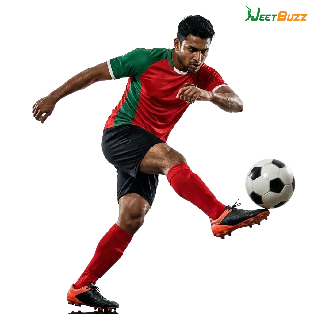 Football betting platform Jeetbuzz in Bangladesh offering live and pre-match odds on local and international tournaments