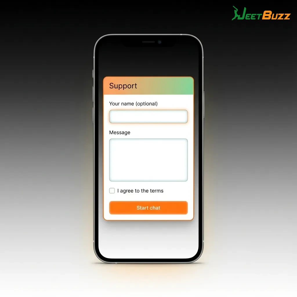 Jeetbuzz Bangladesh 24/7 customer support options including live chat, email, phone, Telegram, and WhatsApp with response times.