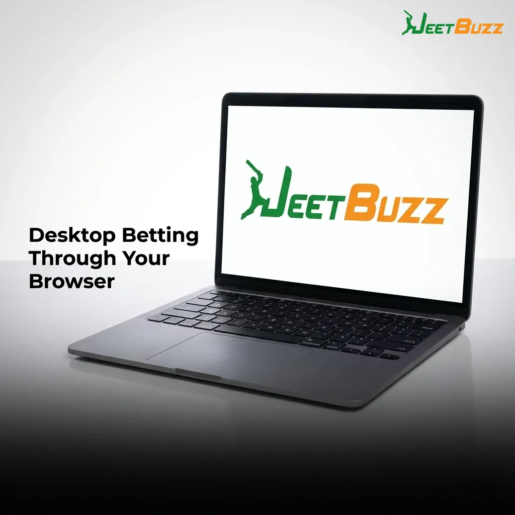 Desktop betting interface accessible through web browsers Chrome, Firefox, Safari, and Edge without downloading software — Jeetbuzz in Bangladesh