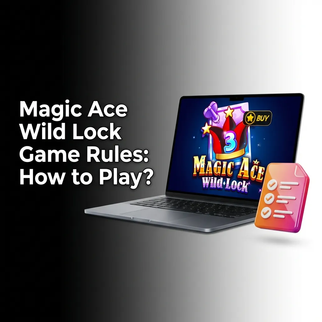 5x3 slot grid showing Magic Ace Wild Lock game interface with paylines, wild symbols, and betting controls displayed — Jeetbuzz in Bangladesh