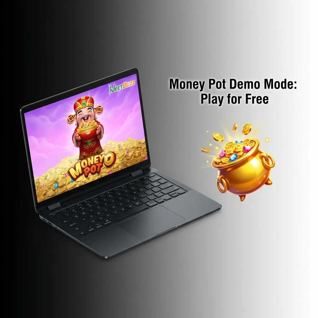 Money Pot demo mode interface showing free play option with multiplier display and bet controls for risk-free testing — Jeetbuzz in Bangladesh