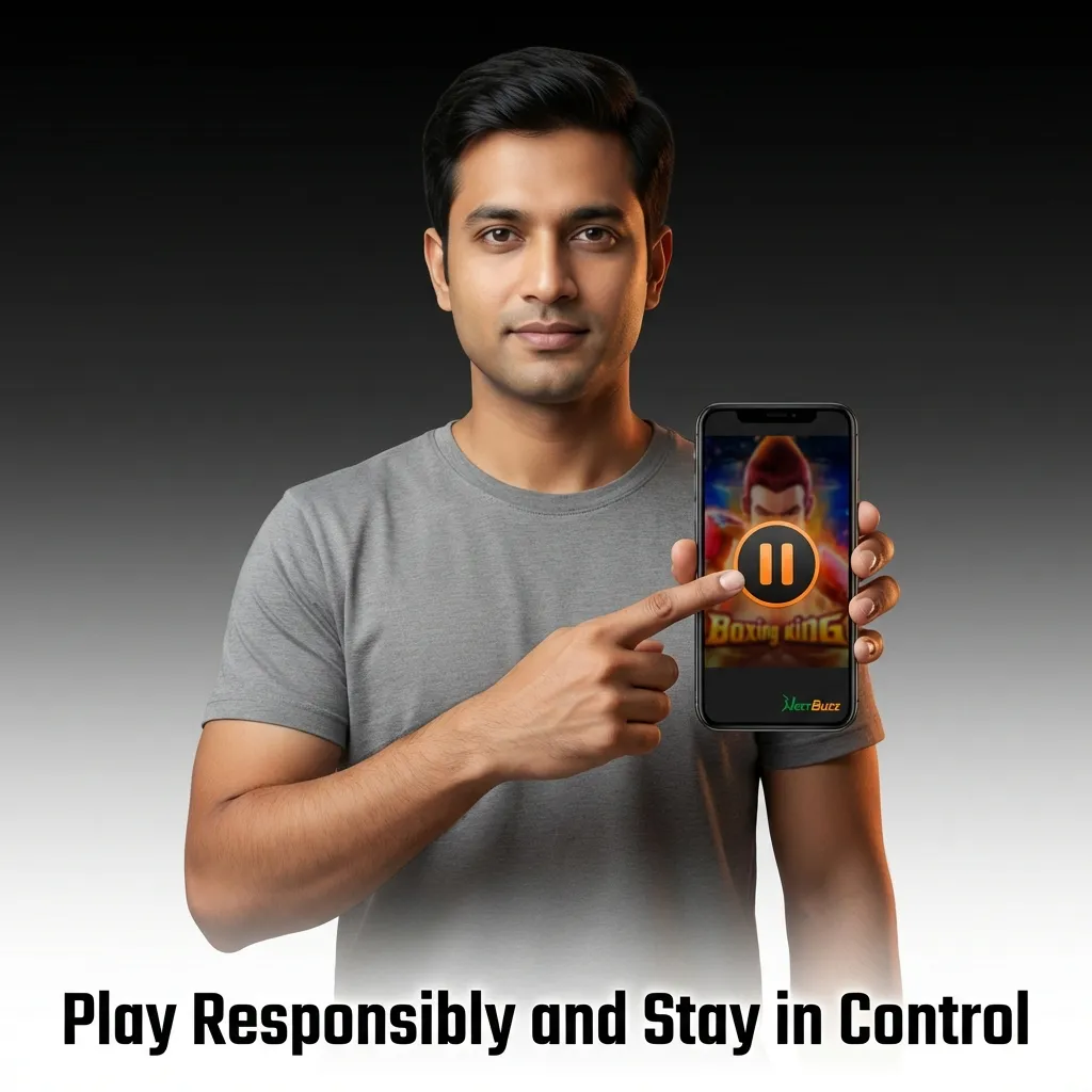 Person setting budget limits on gambling app to maintain control and play responsibly — Jeetbuzz in Bangladesh
