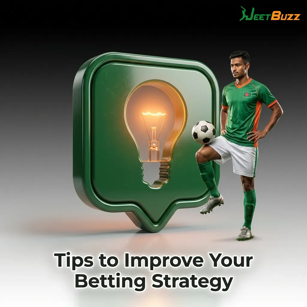 Person analyzing sports betting statistics and team performance data on a laptop to improve betting strategy — Jeetbuzz in Bangladesh