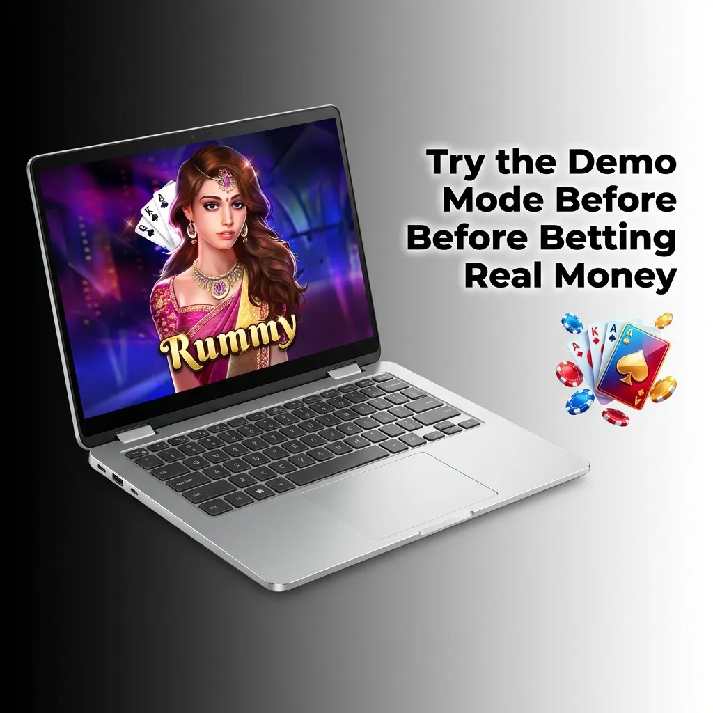 Players testing demo mode of card game with virtual credits before placing real money bets — Jeetbuzz in Bangladesh
