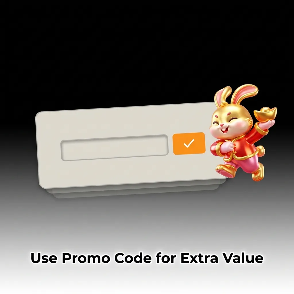 Players entering RABBIT100 promo code during casino registration to unlock 50 extra free spins with welcome bonus — Jeetbuzz in Bangladesh