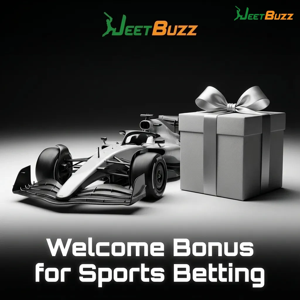 New users receive 100% matched deposit bonus up to ৳10,000 for sports betting including F1 markets and driver bets — Jeetbuzz in Bangladesh