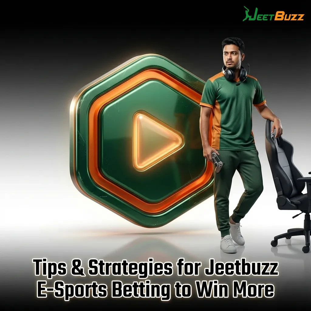 Esports betting strategy guide showing tips for research, bankroll management, and informed wagering decisions — Jeetbuzz in Bangladesh